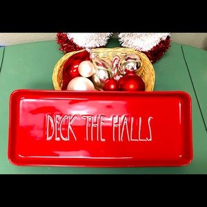 NEW Rae Dunn Christmas “Deck the Hall” Tray